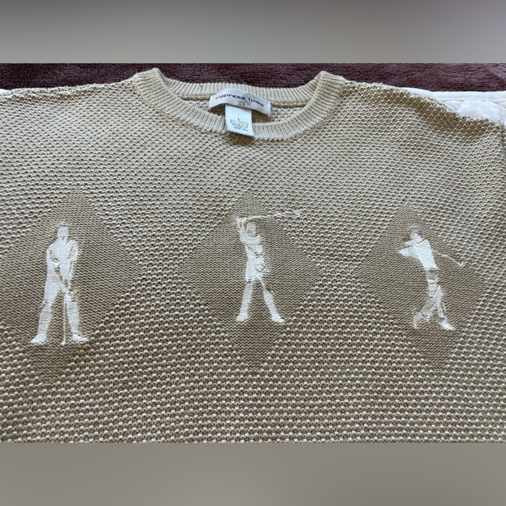 Grandpa golf sweater